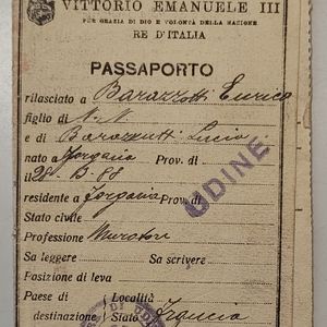 Passaporto numero: 5
