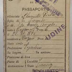 Passaporto numero: 3