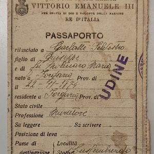 Passaporto numero: 2